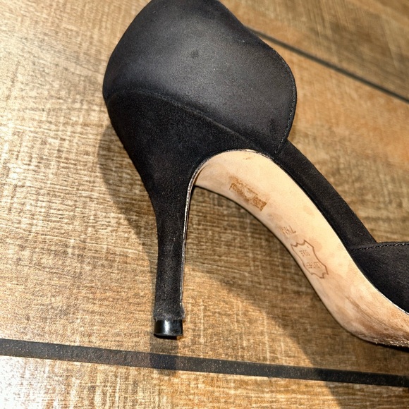 Tory Burch Black Crystal Bow Pointed-Toe Women's Heels Sz 7 1/2 - Picture 10 of 16